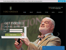 Tablet Screenshot of josephjordan.com